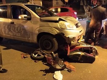 Irmãos ficam feridos após colidir motocicleta com carro em Arapiraca