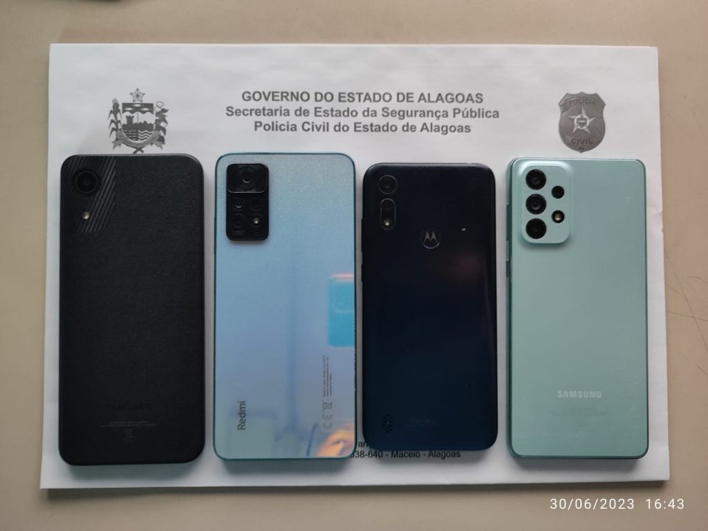 Em operação, Polícia Civil recupera mais quatro celulares roubados em Penedo