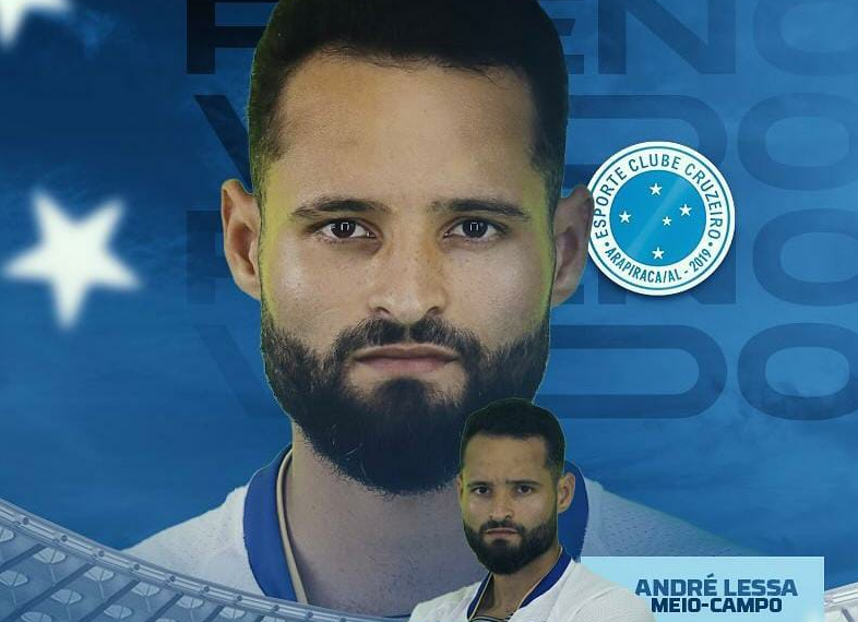 Cruzeiro anuncia renovação com meia André Lessa