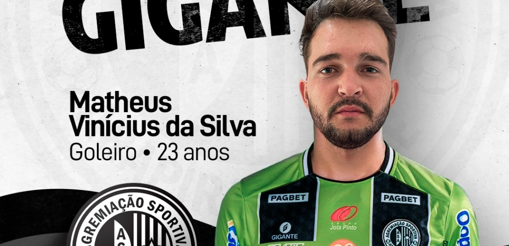 ASA anuncia goleiro Matheus Vinicius, ex- Força e Luz-RN; veja lista de jogadores