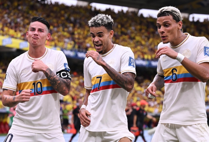 ELIMINATÓRIAS: Colômbia se reabilita com festa e ‘olé’em goleada sobre o lanterna Chile