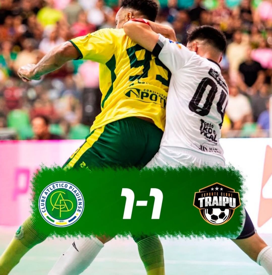 Piauí e Traipu ficam em 1×1 no 1º jogo da final do Brasileirão de Futsal